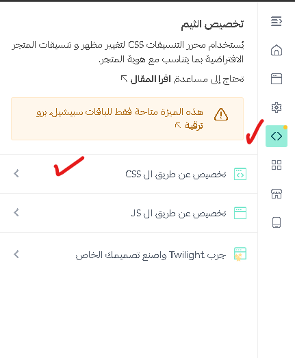 تخصيص ثيم رائد